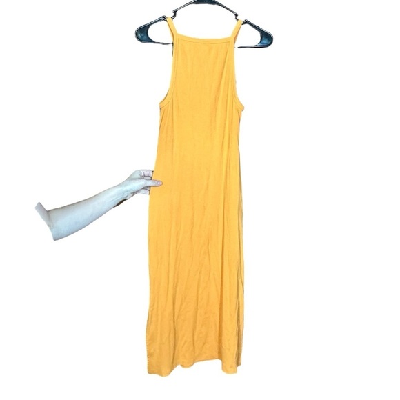 Old Navy High Neck Ribbed Sleeveless Dress with Slit - Picture 3 of 5